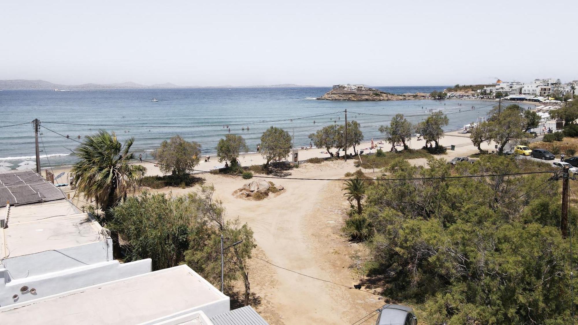 Naxos Seahouse Villa Naxos City Bagian luar foto